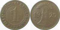 Deutschland 1 Reichspfennig 1 Reichspfennig 1927 G J 313 -