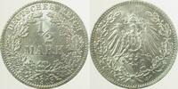 Deutschland 1/2 Mark 1/2 Mark 1915 D prfr J 016 -