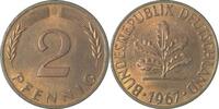 Deutschland 2 Pfennig 2 Pfennig 1967J stgl J 381 -