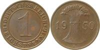 Deutschland 1 Reichspfennig 1 Reichspfennig 1930 E vz J 313 -