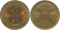 Deutschland 1 Reichspfennig 1 Reichspfennig 1936 A J 313 prfr/st -