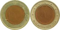 EU 1 Euro mit 1 Cent Pillle! Archiv Franquinet -