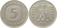 Deutschland 5 DM Fehlprägung 5 DM 1975 F starke Lichtenrader Prägung J 415 -