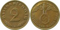 2 Pfennig 1940 Deutschland 2 Pfennig 1940 G J 362 Drittes Reich vz/stg