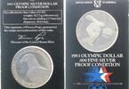 USA  1 Dollar 1983 Proof XXIII Olympic Los Angeles S Original FB