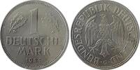 Deutschland 1 DM 1 DM 1954 G vz/stgl + sehr selten i.d. Erhaltung -