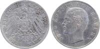 Deutschland 3 Mark 3 Mark Bayern 1909 D J 047 ss+ minimaler Randfehler Otto -