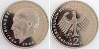Deutschland 2 DM 2 DM1973 J Adenauer J 406 Polierte Platte 9000Ex -