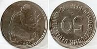 Deutschland 50 Pfennig 50 Pfennig 1950 G Stempeldrehung 180° J384 -