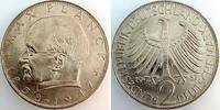 Deutschland 2 DM 2 DM Max Planck 1957G bankfrisch/stempelglanz TOP -