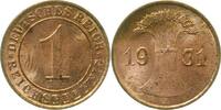 Deutschland 1 Reichspfennig 1 Reichspfennig 1931 A prägefrisch J 313 -