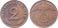 2 Pfennig 1937 Deutschland 2 Pfennig 1937 E Jaeger 362 Drittes Reich ss/vz