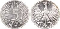 Deutschland 5 Mark 5 DM 1967 G f.stgl EA J 387 -