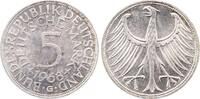 Deutschland 5 Mark 5 DM 1968 G bankfrisch ERSTABSCHLAG -