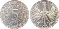 Deutschland 5 Mark 5 DM 1951G prfr/stgl/prfr -