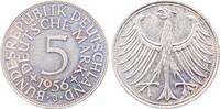 Deutschland 5 Mark 5 DM 1956 J fast vorzüglich -