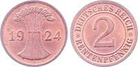 Deutschland 2 Rentenpfennig 2 Rentenpfennig 1924 A prfr. J 307 -