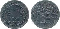 QUATTRINO 1838 Vatikan, ss/vz, etwas unsauberer Rand Gregorius XVI