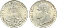 1 Bolivar 5 Lei Venezuela 1954 stempelglanz Silber FDC