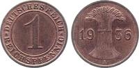 Deutschland 1 Reichspfennig 1 Reichspfennig 1936 A J 313 stgl TOP -