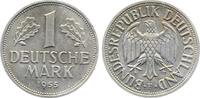 Deutschland 1 DM 1 Deutsche Mark 1955 F 1 DM J 385 minimaler Randfehler -