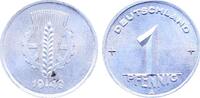 Deutschland 1 Pfennig Fehlprägung1 Pfennig DDR 1949 A Lichterader Prägung -