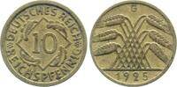 Deutschland 10 Pfennig 10 Reichspfennig 1925 G J 317 -