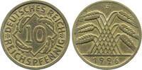 Deutschland 10 Pfennig 10 Reichspfennig 1926 G ss/vz J 317 -