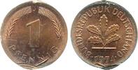 Deutschland 1 Pfenig Fehlprägung 1 Pfennig 1974 J ausserhalb des Ringes geprägt -
