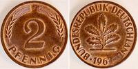 Deutschland 2 Pfennig Fehlprägung 2 Pfennig 196- letzte Ziffer der Jahreszahl fehlt -