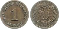 Deutschland  1 Pfennig 1907 F ss J 010 TTB