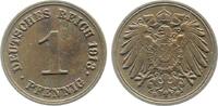 Deutschland  1 Pfennig 1913 G ss/vz J 010 TTB/SUP
