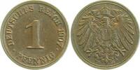 Deutschland 1 Pfennig 1 Pfennig 1907 J vz/st J 010 -