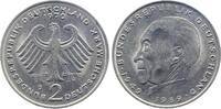 Deutschland 2 Mark 1970 2 DM 1970 D Adenauer bfr J 406 bankfrisch 10,00 EUR  + 8,00 EUR frais d'envoi