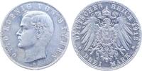 Deutschland 3 Mark Probe 3 Mark Bayern 1912 D Zink Aluminium plattiert Otto -