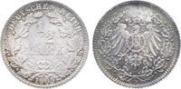 Deutschland 1/2 Mark 1/2 Mark 1905 D stgl/fein J 016 -