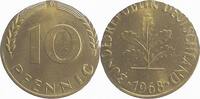 Deutschland 10 Pfennig Fehlprägung 10 Pfennig 1968 G auf 5 Pfennig 3,0g. -