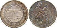 Schweiz Taler Schützenthaler 5 Fr. Schweiz Schaffhausen 1865 EA Prooflike -