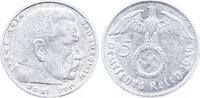 Deutschland 5 Mark 5 Reichsmark Hindenburg 1939 B f.vz J 367 -