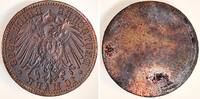 Deutschland 10 Mark 10 Mark 1898 Patrizen Abschlag der Adlerseite, Kupfer 4,1 g -