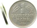 Deutschland 1 DM Fehlprägung 1 DM 1954 D ohne Randinschrift J 385 -