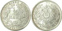Deutschland 1/2 Mark Variante1/2 Mark offene 8 & Lichtenrader Prägung 1918 F -