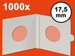 HARTBERGER Münzrähmchen 17,5 mm, selbstklebend, 1000er-Packung