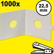 HARTBERGER-Münzrähmchen 22,5 mm, zum Heften, 1000er-Packung