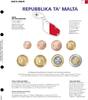 Vordruckblatt karat EURO-Kursmünzen-Sätze: NEUE EURO-LÄNDER: Malta -