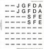 Perforiertes Vordruckblatt 1999-2003 -