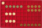 Tableau für 77 Münzen bis 24 mm Ø -