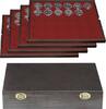   Echtholzkassette CARUS mit 4 Tableaus für 120 Münzkapseln mit Außen-Ø ... 95,50 EUR  + 45,50 EUR frais d'envoi