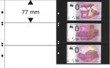 Multi collect Blätter mit 3 Streifen (77 mm) pro Seite, schwarz, 10er-Packung -