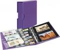 PUBLICA M COLOR Universalalbum für Postkarten/Fotos mit 10 geteilten, beidseitig bestückbaren Folienblättern-Viola (Lila) - mit -